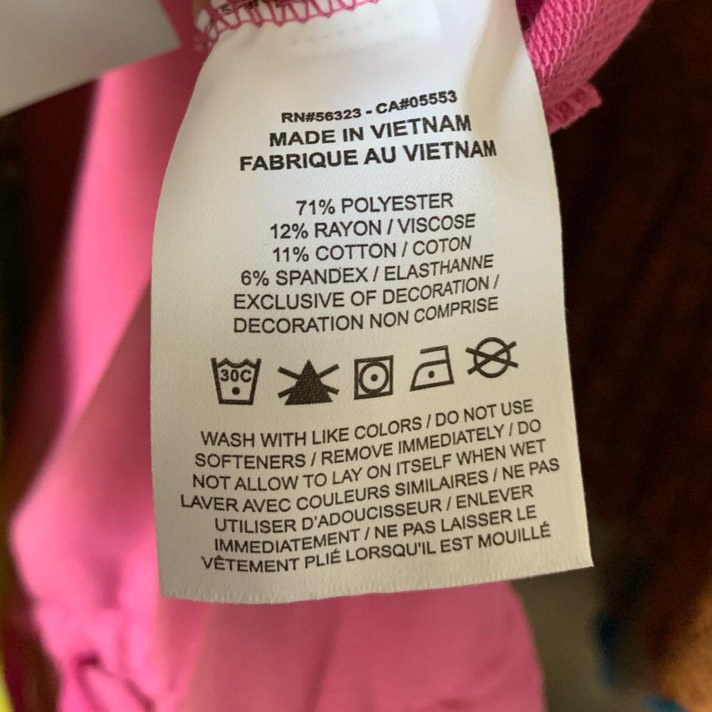 Nike DryFit Pink Purple Yoga Jumpsuit Size XS New - Picture 9 of 9